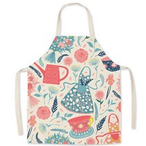 커풀커풀 패브릭 린넨 앞치마 중, 키친, 1개