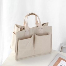 플랜데이 가벼운 데일리 텀블러 캔버스 기저귀가방