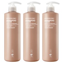 바디버든프로젝트 건성 샴푸 로즈마리향, 3개, 500ml