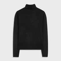 미쏘 여성용 목폴라 베이직 풀오버 니트