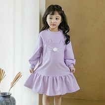 라라아망 여아용 캣츠프릴 원피스