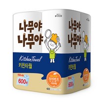 나무야나무야 천연펄프 키친타올 150매, 4개