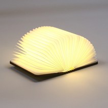 원하 심플 LED 스탠드 원목 고려인 북라이트 소, 전구색