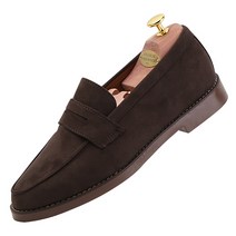 남성용 플랜비 스웨이드 페니 로퍼 3.5cm