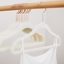 프랑온드 고급 미끄럼방지 옷걸이 30cm, 베이지, 30개입