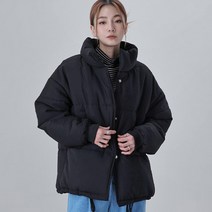 어썸어라운드 여성용 도톰 베이직 오버핏 패딩 점퍼