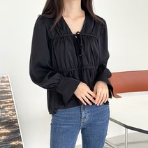 부루앤쥬디 빅소매 캉캉 블라우스
