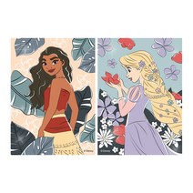 아이러브페인팅 디즈니 프린세스 DIY 큐빅페인팅 미니 이젤 2종 세트, 드림, 1세트