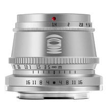 TTArtisan 35mm F1.4 후지필름 X 마운트 렌즈 실버