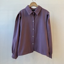 데일리 핏예쁨 핀턱 피치 베이직 블라우스
