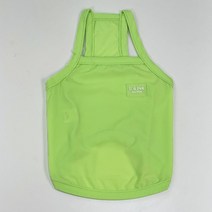 유앤펫 강아지 스판 쿨링 나시, 그린