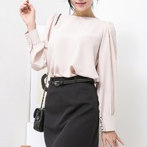 디어로라 여성 셔링 블라우스