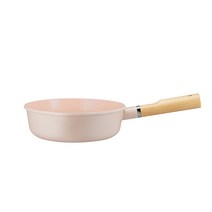 로이첸 IH 캔디핑크 세라믹 딥팬, 1개, 20 cm