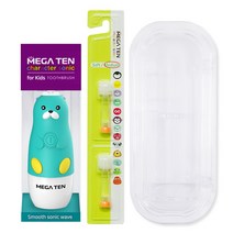 메가텐 음파칫솔 48개월이상 해달 + 칫솔모 2p + 케이스, 1세트