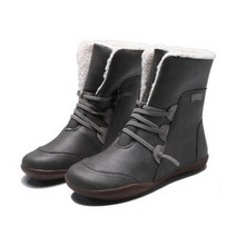 여성용 가죽 인조 양털 안감 스노우 방한 털 부츠 PRDS198