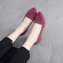로이어 여성용 발편한 데일리 젤리 플랫슈즈
