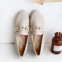 가이아슈 여성용 홀스빗 쿠션 로퍼 3cm