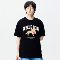 콰이어티스트 레스큐 독 티셔츠 21SS2T103