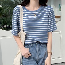 레몬소울 여성용 클루 단가라 라운드 반팔티