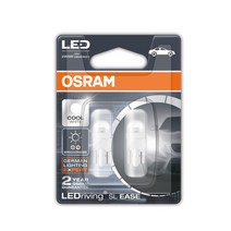 오스람 LED T10 램프 6000K 화이트 빛 블리스터팩 2p, 혼합색상