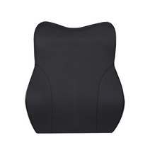 카템 힐링 차량용 허리 등쿠션 CT144 38.5 x 45 cm, 블랙, 1개