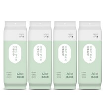 데일리워터 정전기 청소포 60p, 4개