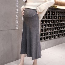 에어홉 임산부 베이직 롱스커트