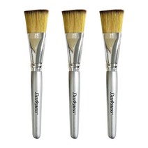 다크니스 피부미용 팩 붓, 3개, 혼합색상