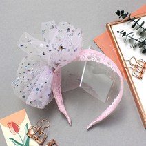 비단길 틴다프릴 리본레이스 머리띠