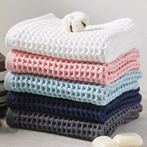 소프트터치 와플 타월 130g 30수 면사, 랜덤발송, 5개