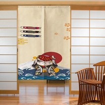에이치케이트레이딩 일본식 네코 스타일 가리개 하프커튼