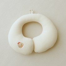 쉐베베 아동용 자수 목베개 쉐끼오, 아이보리