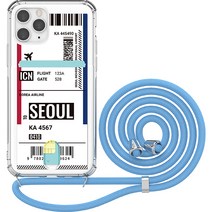 에스투비코퍼레이션 보딩 투명방탄 카드 목걸이 휴대폰 케이스