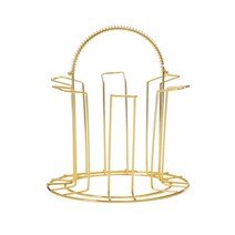 원형 6구 컵걸이 YT_RA490, 골드, 1개