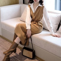 포플러앤씨 샤롬 나시 니트 원피스