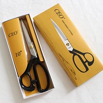 COTS 가위 브랜드 CEO 재단가위 원단가위 10, 혼합색상, 1개