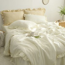 아임리빙 달콤 레이스 프릴 차렵이불 + 침대스커트 + 베개커버 풀세트