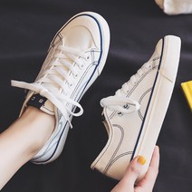 마켓에이 라인 스티치 캔버스 스니커즈