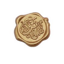 미화부장 완제품 실링 왁스 씰링 왁스 씰왁스 청첩장, 10개, 01 for you 브론즈
