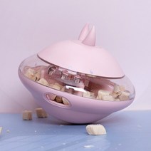요기쏘 반려동물 팽이 노즈워크 장난감, 핑크, 1개