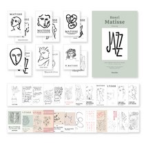 모노라이크 앙리 마티스 Drawing 엽서 36종 세트, 혼합색상, 1세트