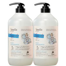 제이멜라 인 프랑스 디즈니 레이지 바이브 헤어 퍼퓸샴푸 화이트 머스크향, 2개, 1000ml
