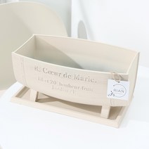 리안 인테리어 마리31 플라스틱 화분, 아이보리