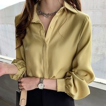 여성용 블랙101 디어 베이직 컬러 셔츠 CH-2316156