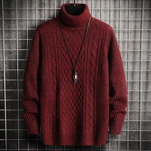 셀레네 남성용 다이아 하이넥 스웨터