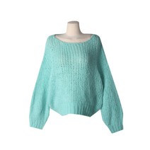 럽스 파파 입술넥 루즈핏 니트