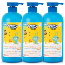 포멀비 키즈 프로폴리스 마일드 페이스 앤 바디로션, 1000ml, 3개