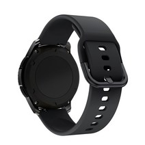 아이엠판다 갤럭시워치 실리콘 스트랩 22mm 호환 밴드, 블랙