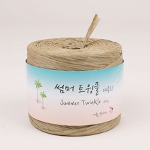 니트러브 썸머 트윙클 대용량 뜨개실 200g, 115 베이지, 1개