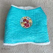 바이담수미 강아지 크롭 배자, 민트